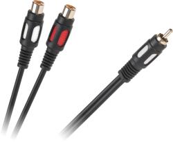 Cabletech RCA - RCA 2x aljzat 25cm (KPO3870)