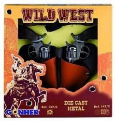 GONHER Cowboy Revolver Készlet, Fém Pisztoly 147/0 (239846) (239846)