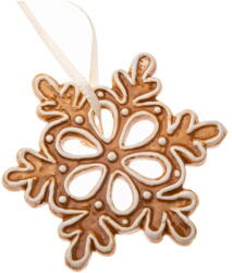 Dakls Керамична Коледна украса ø 6 cm Gingerbread Flake - Dakls (FUD22100)