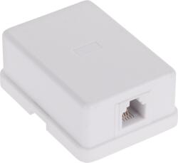Cabletech Priză telefonică RJ11 (6P4C) aplicată pe perete (L-TEL0019)