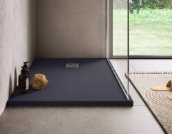RONAL Cadita de dus dreptunghiulara, din MineraLite (marmura compozit), gri antracit, Ronal Dune W32AS 17 W32AS13009017 (W32AS13009017)