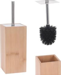 Bathroom Solutions HomeandMode Bambusz WC-kefe Tartóval, 34 cm (K-CP8400270) (K-CP8400270)