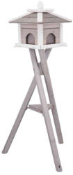 TRIXIE Kültéri madáretető Fából álló 46x35x46cm/1, 35m, Szürke/Fehér