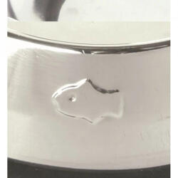 TRIXIE fém tál nyomott mintával 200ml/15cm