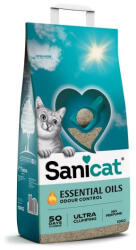 Sanicat macskaalom ESSENTIAL OILS Unscentented white - illatmentes 10kg (kb. 12l)