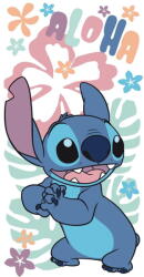 Jerry Fabrics Памучна детска кърпа 70x140 cm Lilo and Stitch "Hawaiian Harmony" - Jerry Fabrics (24TW053)