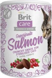 Brit Snack Care Cat GF Jutalomfalat Superfruits Salmon 100 g Ropogós Lazac-Cs. bogyó-Áfonya 101111270 (87122) (87122)