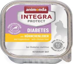 Animonda Integra Protect Diabetes Tálkás Eledel Macskáknak 100 gr - Csirkemáj (82660) (82660)