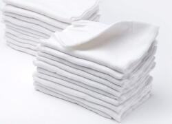 Sensillo Prémium hófehér textilpelenka, LUX, 80x80 cm (49645) (49645)