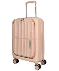 Enrico Benetti Enrico Bennetti nyíló elejű, rózsaszín, laptoptartós kabinbőrönd- 15" 21003-133 Rózsa