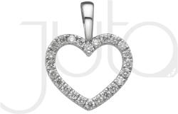 Arany ékszer Juta Női fehérarany szív medál gyémánttal - JTTR-0348 (JTTR-0348)