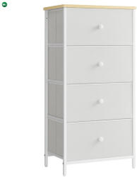  Komód Fehér színben 45x30x92cm AUK-E1031 WT