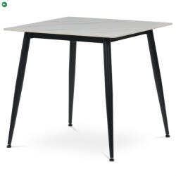  Étkezőasztal 80×80 cm, Kerámia Márvány Lappal. HT-398M WT