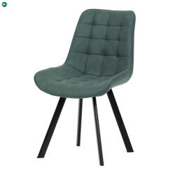  Zöld Vintage Szövet Étkezőszék. HC-V3066 GRN3 - fenyobutor24