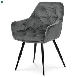 Artium Szürke Bársony Étkezőszék. DCH-421 GREY4
