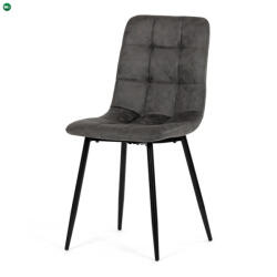Artium Fekete Vintage Szövet Étkezőszék. CT-281 BK3