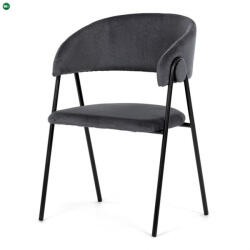 Artium Szürke Bársony Étkezőszék. DCL-X7130 GREY2