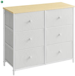 Artium Fehér Fém Komód 80×30×71 cm. AUK-E1032 WT