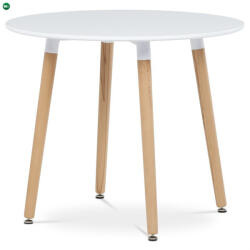  Étkezőasztal 90×90 cm, MDF, Fehér. DT-306 WT