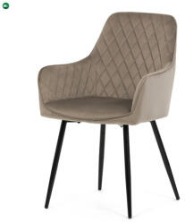  Bézs Bársony Étkezőszék. DCH-215 CAP4