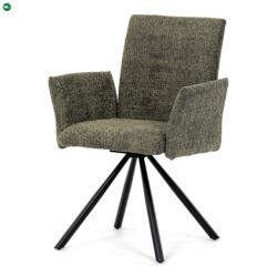  Zöld Bouclé Étkezőszék. DCH-W1117 GRN2