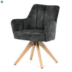  Zöld Bársony Étkezőszék. HC-D7188 GRN4