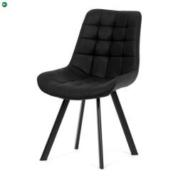  Fekete Vintage Szövet Étkezőszék. HC-V3066 BK3