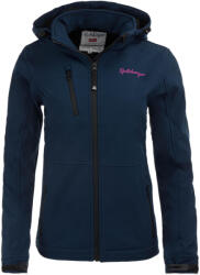 Zone Perfect Spitsbergen Női 3-rétegű Softshell Kabát Navy - Vízálló kék