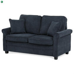 Kétszemélyes Kanapé, Kék Corduroy Szövet. ASB-4170 BLUE2