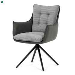  Szürke kordbársony Étkezőszék. DCH-D1345 GREY2