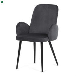 Artium Szürke Bársony Étkezőszék. DCL-X7129 GREY2
