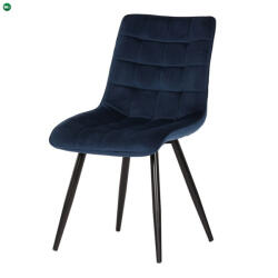 Artium Kék Bársony Étkezőszék. CT-384 BLUE4