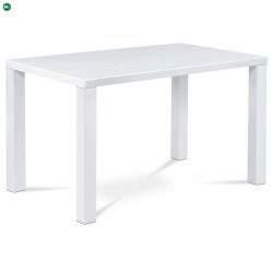  Modern Magasfényű Étkezőasztal Fehér Színben At-3006