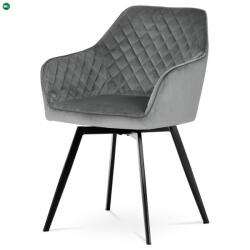 Artium Szürke Bársony Étkezőszék. DCH-425 GREY4