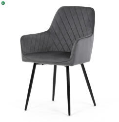 Artium Szürke Bársony Étkezőszék. DCH-215 GREY4