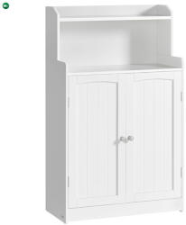 Artium Fehér Fürdőszobai Szekrény 60×30×100 cm, MDF. AUK-E1177 WT