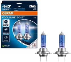 OSRAM Cool Blue Boost H7 halogén izzó off-road használatra, 5500 K hiper fehér fény (4062172388221)