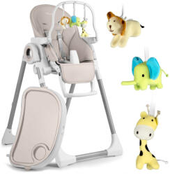 Nukido Etetőszék asztal , játékokkal , szürke - Belo Nukido (700503-7250)