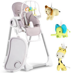 Nukido Multifunkcionális etetőszék és nyugágy bézs Nukido Belo (700500-7250)