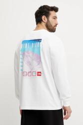 The North Face pamut hosszúujjú Axys - fehér XL