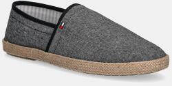 Tommy Hilfiger espadrilles HILFIGER CHAMBRAY ESPADRILLE - fekete Férfi 44