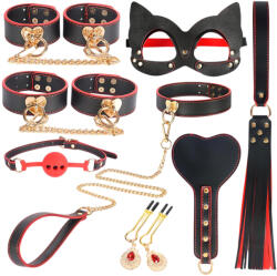INTOYOU - Set BDSM pentru începători - 7 piese - negru