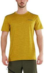 Fundango Skeleton Tech-T férfi rövid ujjú sport póló S sárga