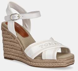 Tommy Hilfiger szandál TOMMY HILFIGER ESPAD HIGH WEDGE - fehér Női 39