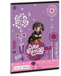 Ars Una A5-ös vonalas füzet - Cuki állatok - Puppy