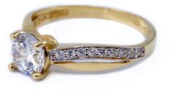 Ékszershop Köves arany eljegyzési gyűrű (SZ5) - ekszershop - 132 240 Ft