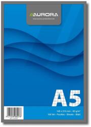 AURORA Blocnotes A5, 100 file, matematica, AURORA Office (2100GQ5)