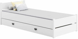 MARCEL ágy 200x90 fehér fiókkal