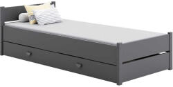  MARCEL ágy 200x90 szürke fiókkal
