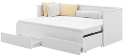  HELIOS kihúzható ágy két fiókkal matrac nélkül 200x80/200x160